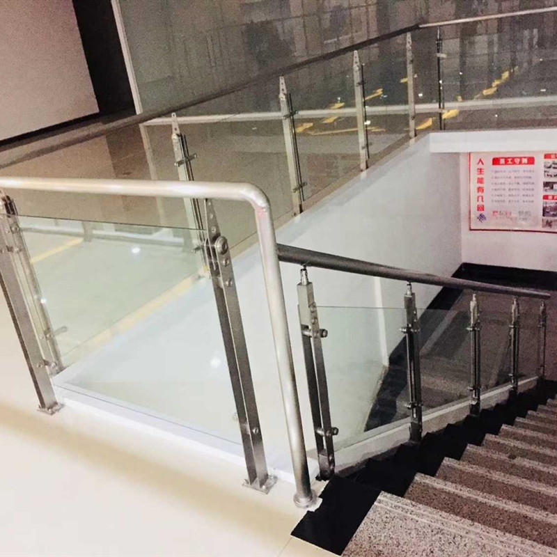 不锈钢楼梯护栏护栏工程201玻璃栏杆304玻璃立柱家用扶手不锈钢