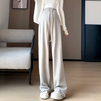 孕妇裤子春秋季外穿阔腿裤不勒肚子无托腹小个子2026新款孕期秋装 — 8