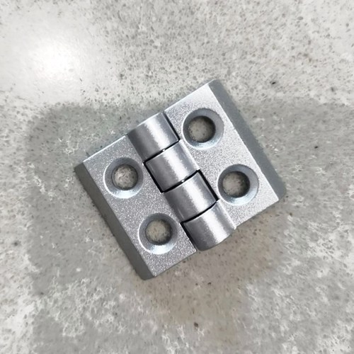 铝合金锌合金加厚铝型材电柜门配电箱铝型材合页重型配电箱柜