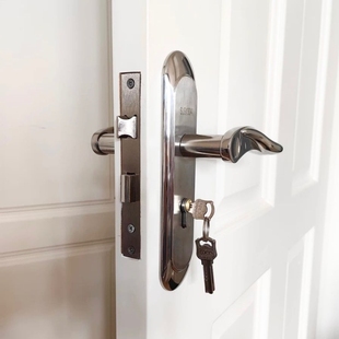 室内可调节执手静音木门旧门换锁锁具手柄房门锁老式卧室免改孔