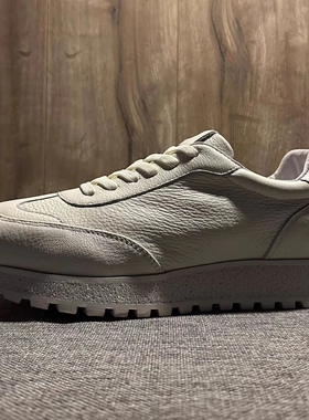 帕达索老爹鞋男2026春季真皮韩版运动休闲鞋舒适透气阿甘鞋250333