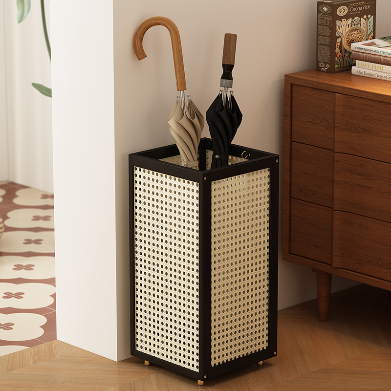 雨伞架家用门口收纳层架落地式雨伞桶置物架玄关入户伞架置物架子