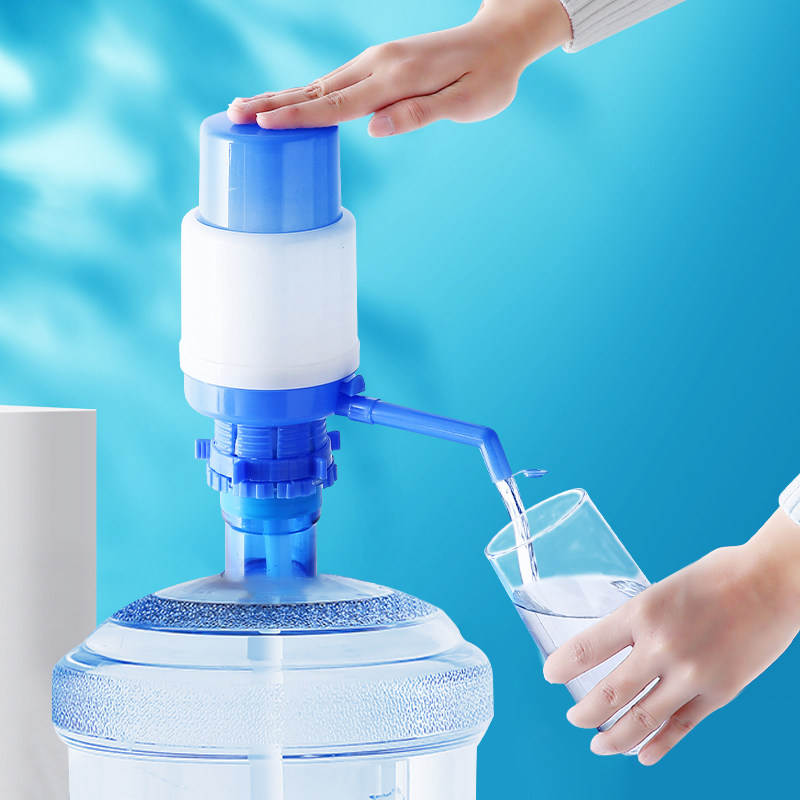 手压式桶装水纯净水抽水器水桶按压抽水饮水机压水器家用吸出水器