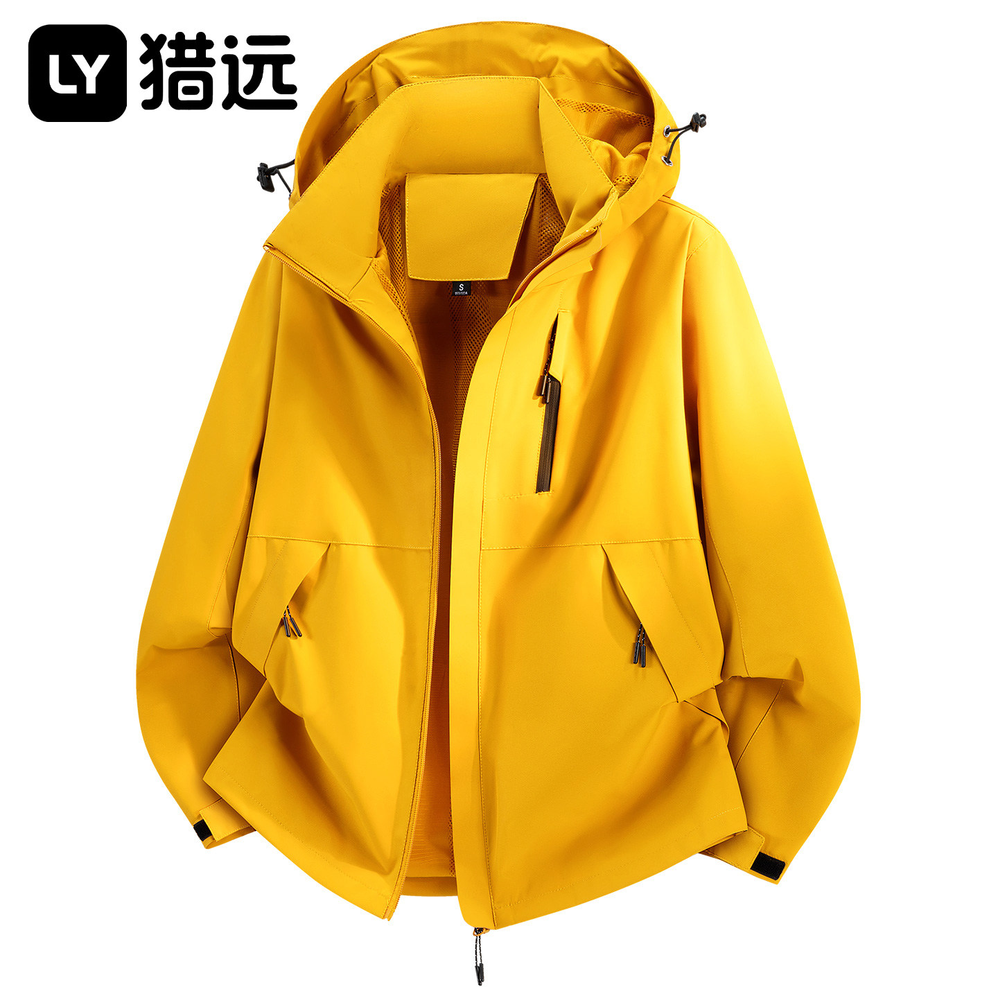 猎远2026春季新款女单层冲锋衣防风防水耐磨透气多巴胺配色外套男,户外/登山/野营/旅行用品,冲锋衣,淘宝优惠券,粉丝福利购,淘宝优惠卷