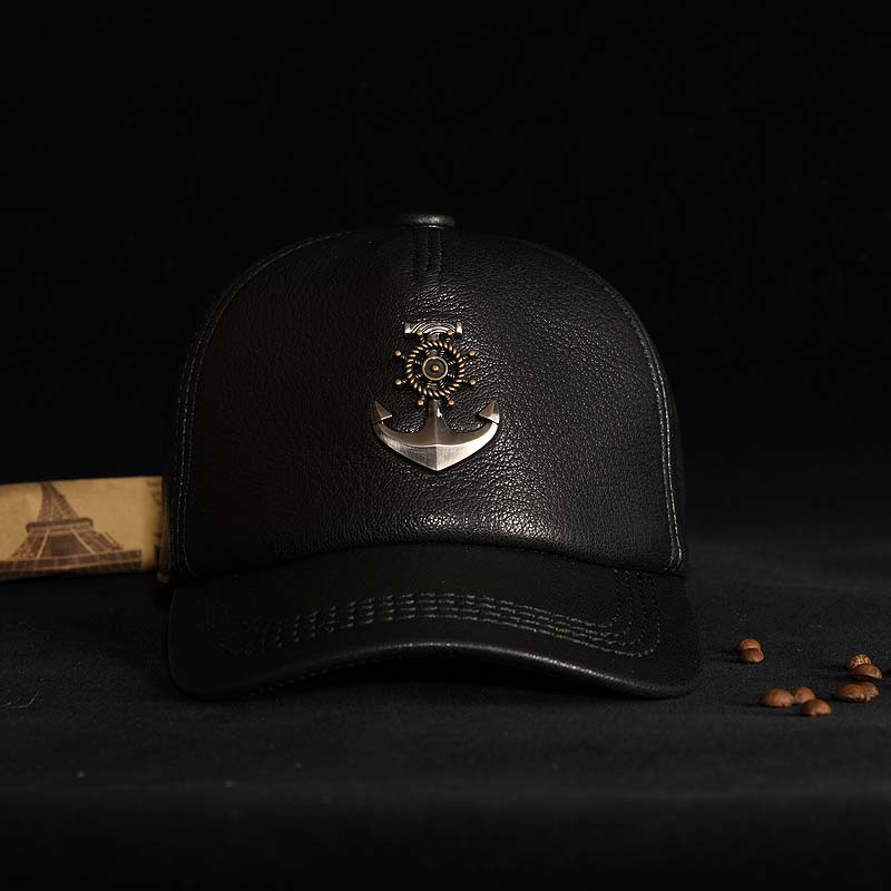 牧迪羊棒球帽街头羊皮鸭舌帽