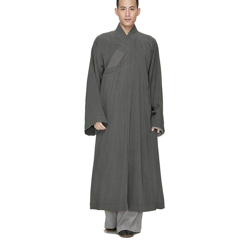 新品慈缘僧衣春夏秋薄款冰丝少林寺僧服大褂僧袍长袍长衫出家师父