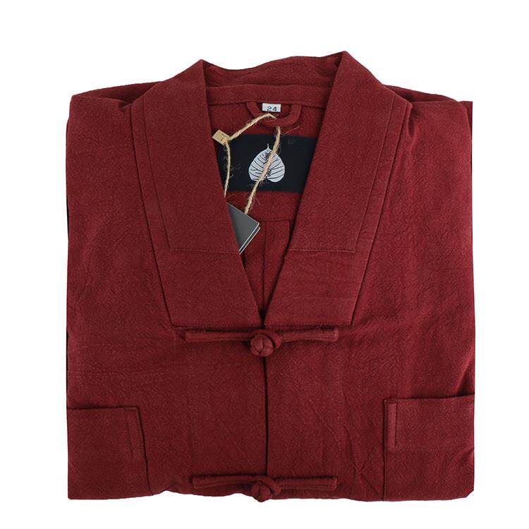 新品僧服女款亚麻棉比丘尼春秋冬季加厚套装僧衣小褂出家和尚服善