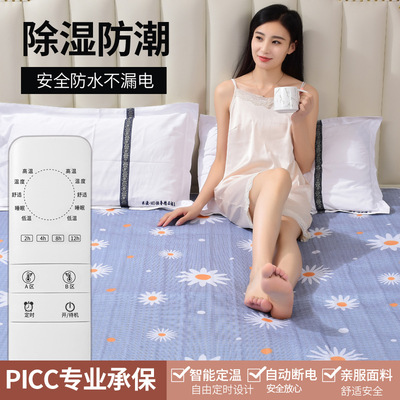 直销舒适绒单人双人电热毯代加工学生宿舍用安全电褥子