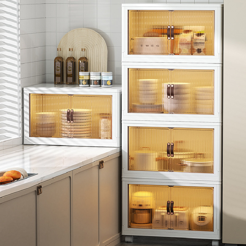 厨房置物架落地多层置物柜带门多功能橱柜碗碟锅具小型简易储物柜,厨房/烹饪用具,厨房置物架/置物柜/角架,淘宝优惠券,粉丝福利购,淘宝优惠卷