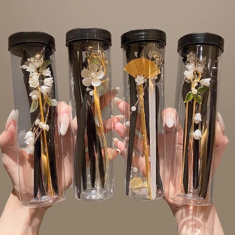 新中式发簪古风簪子女汉服复古风配饰发钗高级感发饰盘发钗子头饰