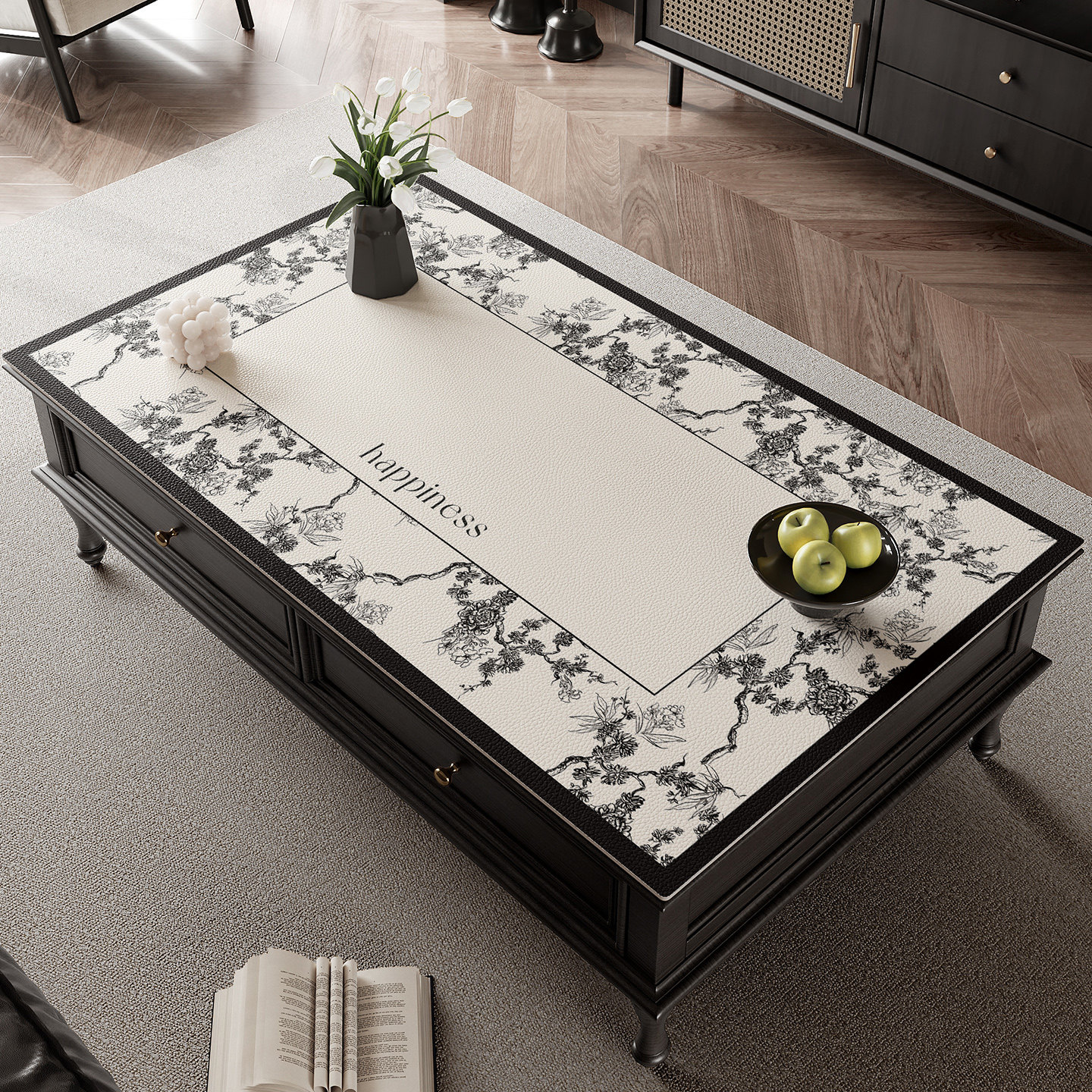 茶几桌垫2025新款轻奢高级感桌布免洗防水防油防烫餐桌台面保护垫,居家布艺,桌布,淘宝优惠券,粉丝福利购,淘宝优惠卷