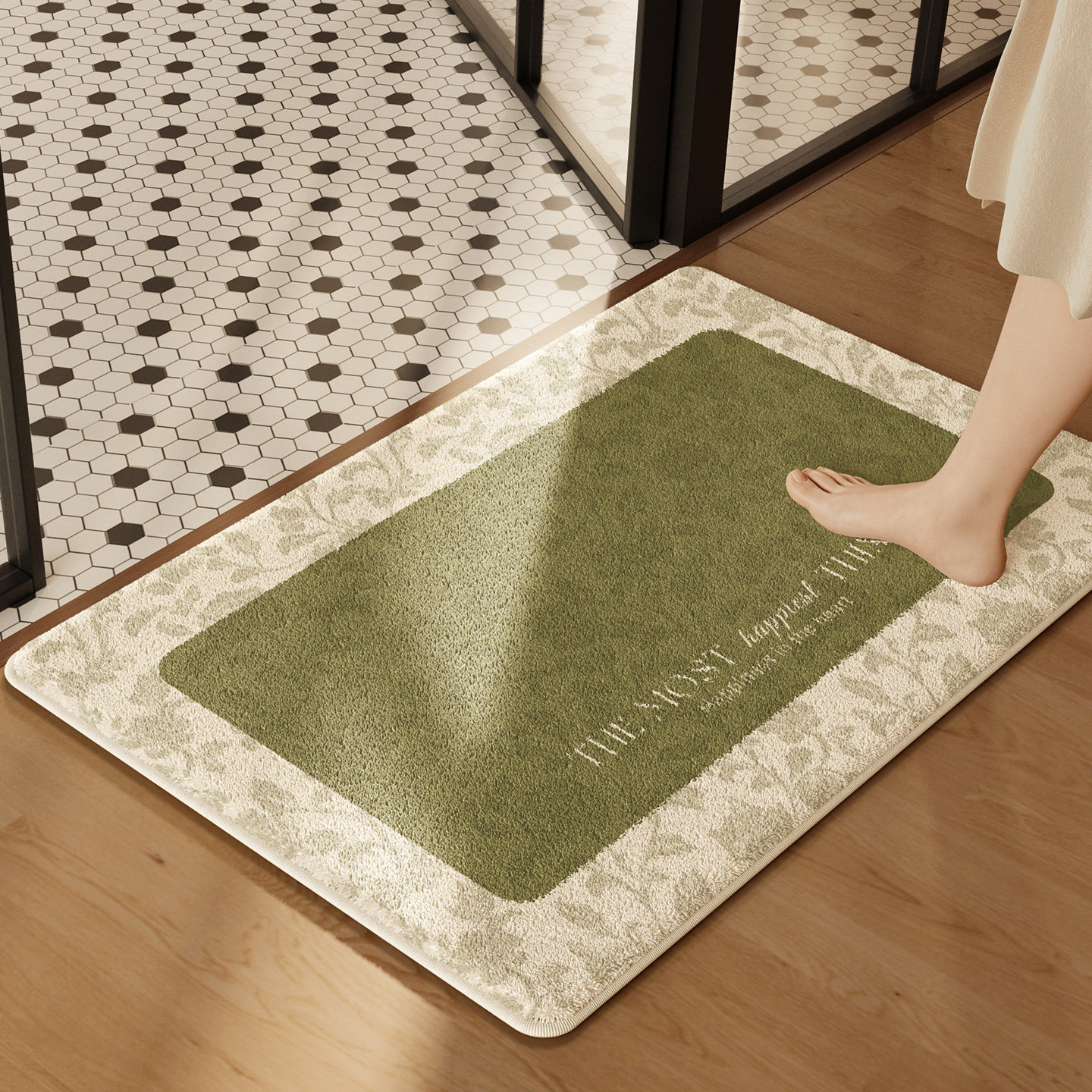 浴室地垫卫生间吸水脚垫家用厕所门口地毯冬季加厚仿羊绒防滑门垫,居家布艺,家用脚垫,淘宝优惠券,粉丝福利购,淘宝优惠卷