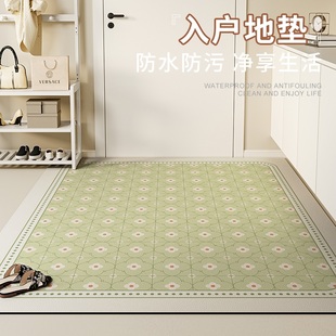 小清新pu入户地垫进门可擦免洗门内玄关皮革地垫门口可裁剪脚垫子