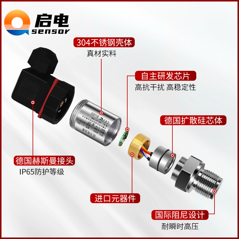 型压力变送器mA20气压高精度液压扩散硅耐高温数显传感器水压-4带 模玩/动漫/周边/娃圈三坑/桌游 盔甲/铠甲/甲胄 原图主图