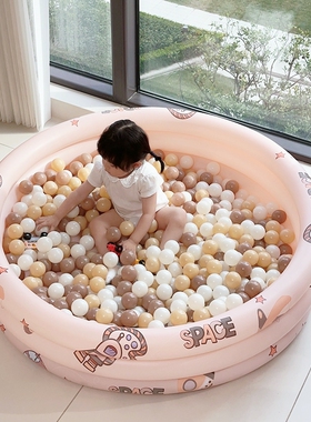 儿童室内海洋球池婴儿乐园宝宝波波池充气海洋球家用玩具池泡泡池