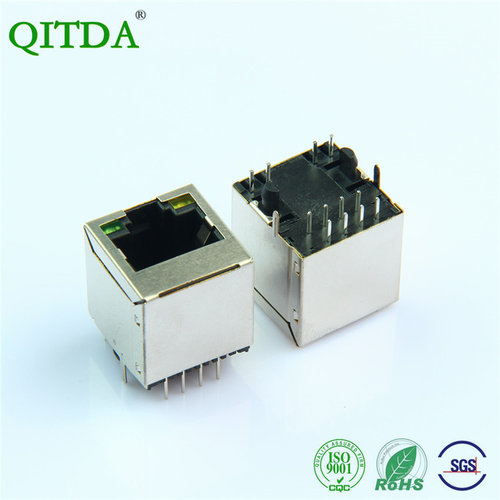 RJ45立式滤波器网口连接器祺泰达