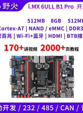 野火i.ML发板嵌入式Linu发板IML M频 接口