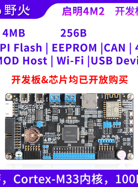 野火RA4M2开发板 ARM开发板 瑞萨R7FA4M2AD3CFP,RENESAS RA单片机