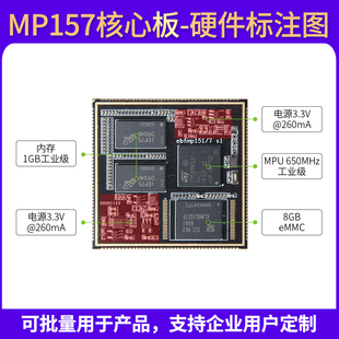 野火STM32MP157嵌入式Linux开发板ARM单片机学习板STM32MP1工控板