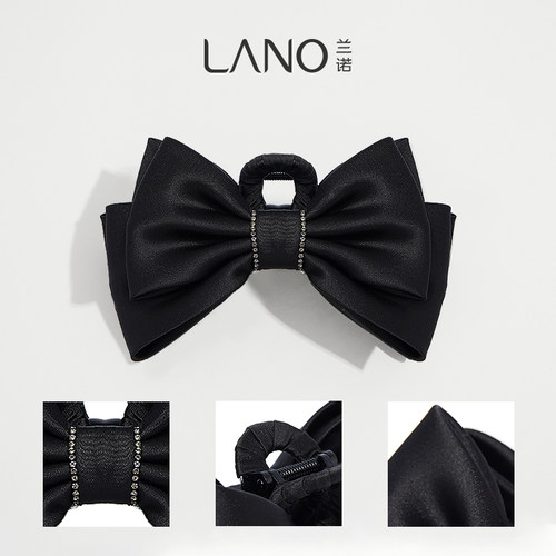 在逃公主蝴蝶结发夹兰诺高级感