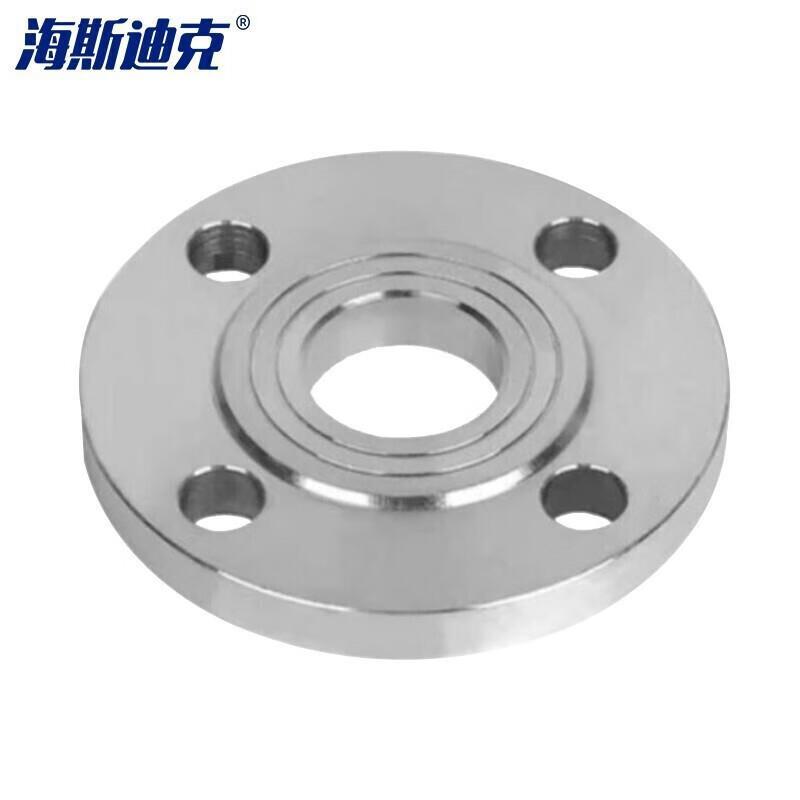 海斯迪克 HKqy-26 304不锈钢平焊法兰片 凸缘 DN15 PN10 4孔