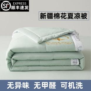 新疆纯棉花夏被全棉纯棉可机洗夏凉被空调被芯宿舍单人夏季 薄被子
