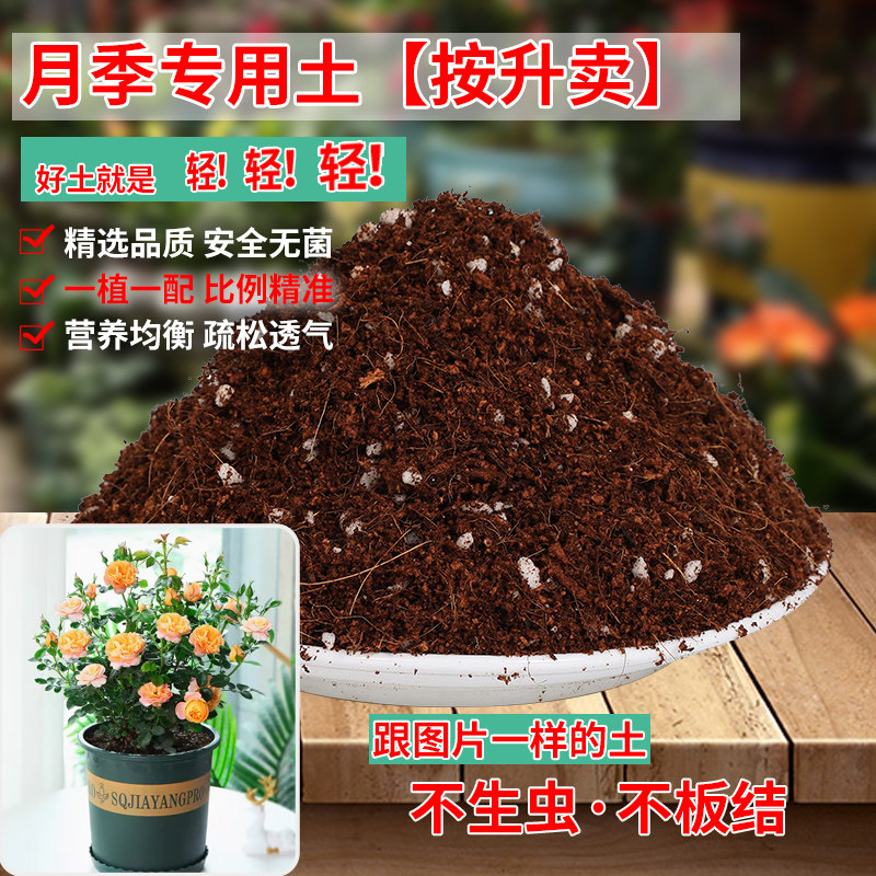 月季土专用土蔷薇花土月季花专用营养土壤月季花专用肥泥土种植土
