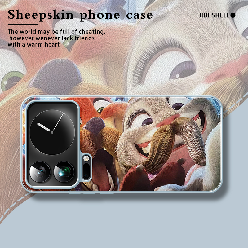 适用于小米高端小羊皮手机壳