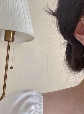 复古旗袍气质和田玉耳钩蚊香盘耳夹耳钉高级感无耳洞无痛耳环女