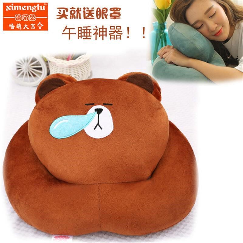 卡通夏季学生儿童午睡枕头包邮