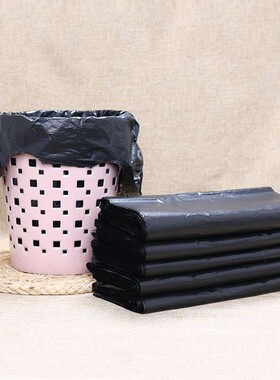 工厂直销垃圾袋加厚手提式黑色塑料袋背心式家用加厚垃圾袋