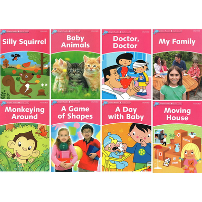 【预售Q】英文原版 Dolphin Readers (40 Titles) 牛津分级阅读 海豚读物大全套 牛津小学精读练习读本【上海香港三联书店】
