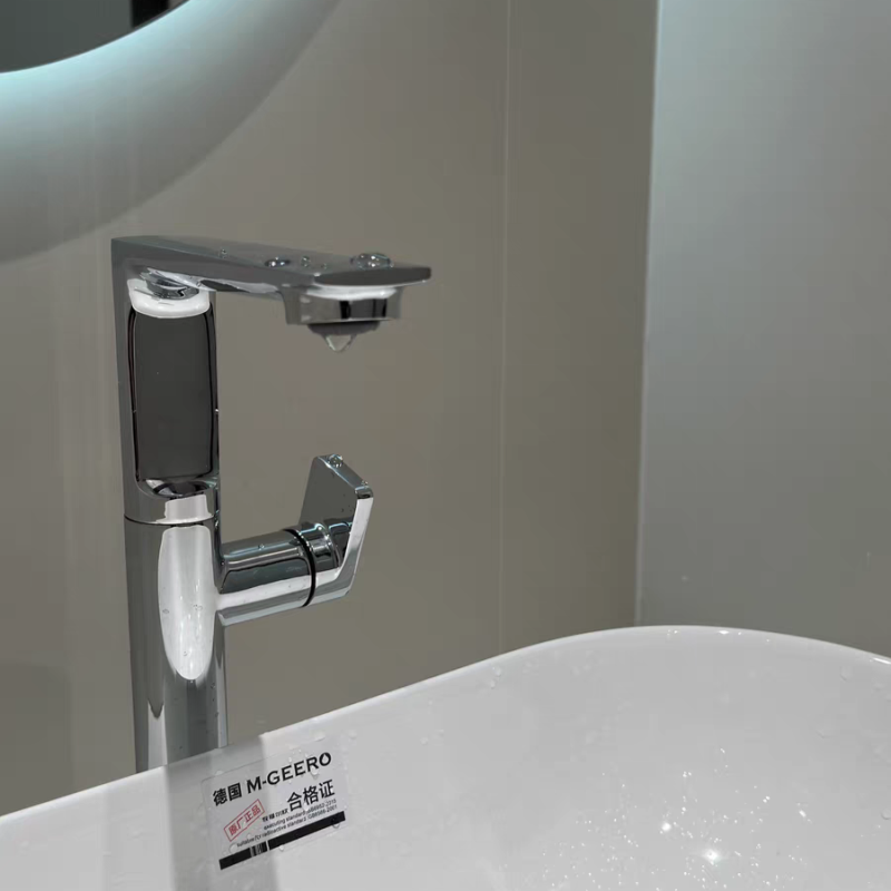 黑色旋转面盆洗头拉丝水龙头洗手台上盆洗脸冷热加高全铜枪灰