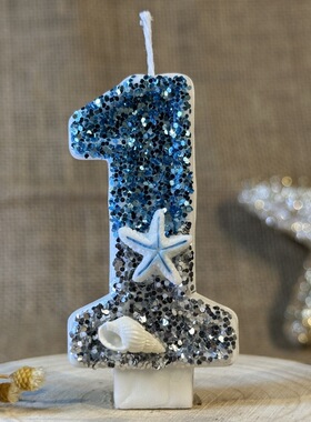 Birthday Party Number Candles Glit Gold Pink Crown Candle