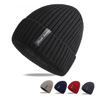 Men Warm Beanie Hat Winter Knitting Wool Hats for Uni Cap