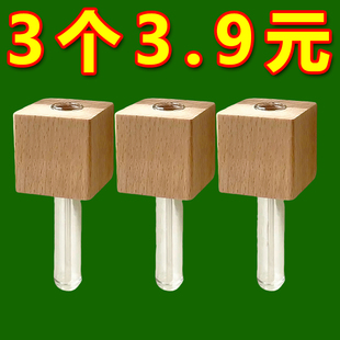 插花器实木创意试管插花器冰箱贴磁贴留言固定磁力贴水培植物花瓶