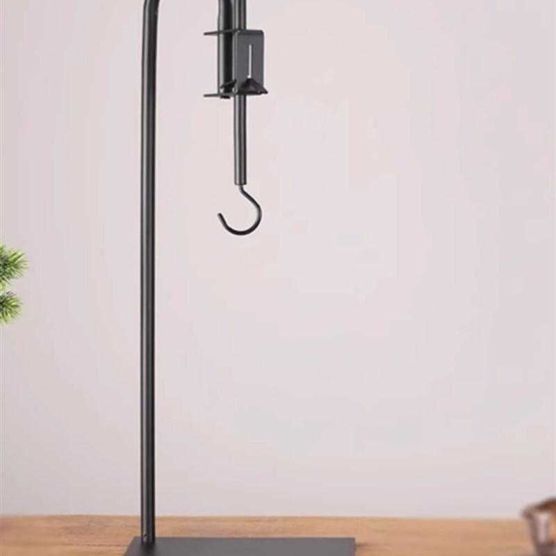 茶室自在钩铸铁茶壶配件围炉w煮茶装饰茶道茶艺铁壶悬挂可伸缩吊