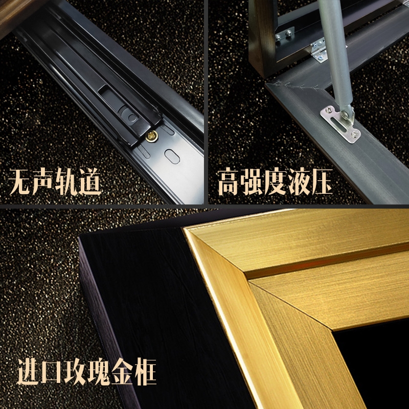 新中式电表d箱装饰画推拉上翻餐厅电闸盒配电箱挂画九鱼图遮挡壁