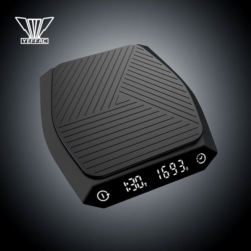 野啡 手冲咖啡f电子秤厨房烘焙智能秤3kg/5kg量程0.1g精度称重计