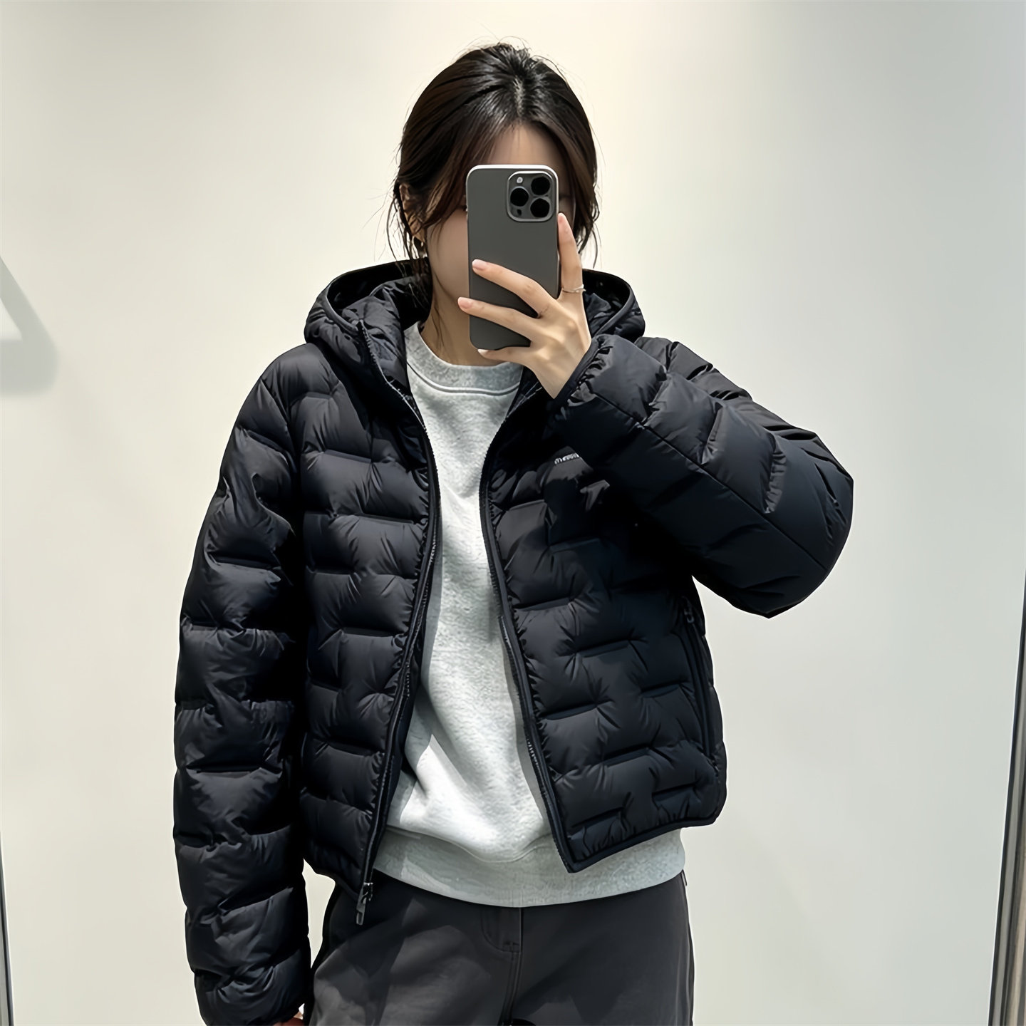 韩系不臃肿轻薄排骨羽绒棉服女2026冬季新款今年流行爆款保暖外套