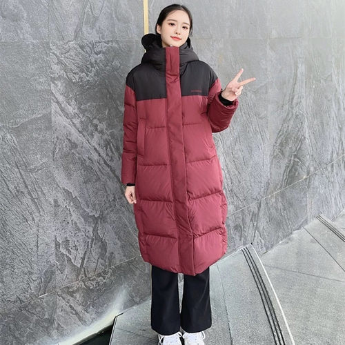 美式复古长款情侣男女羽绒棉袄潮