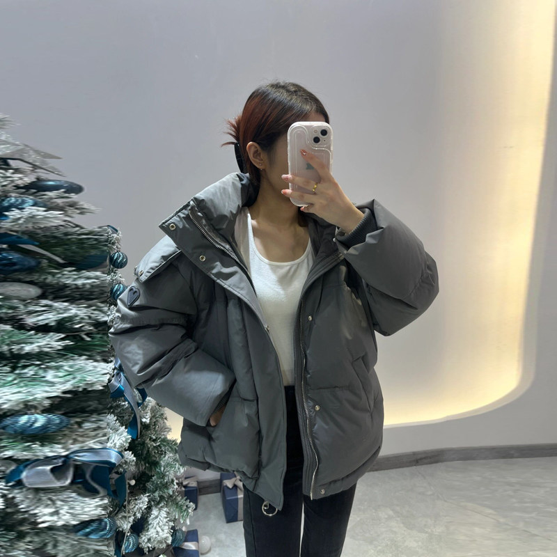 ins风工装连帽爱心羽绒棉服女加厚冬2025年韩版宽松小个子面包服,女装/女士精品,大码棉服,淘宝优惠券,粉丝福利购,淘宝优惠卷