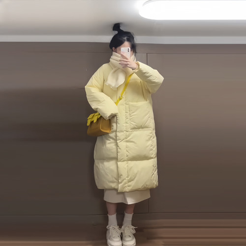 晶煊女神保命奶黄色棉服送运费险