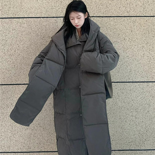 女神保命穿搭超好看围巾连帽大被子棉袄女2025冬季 加厚面包服 新款