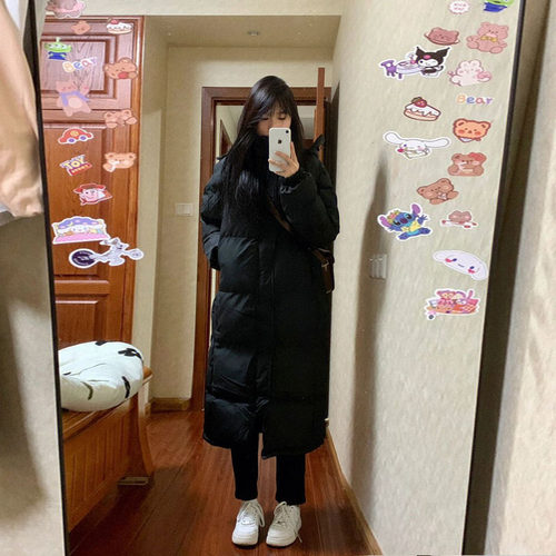 冬季加厚棉衣女长款韩版宽松晶煊