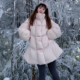 韩系甜美软糯泡芙立领羽绒棉袄女冬2025年巨好看超火小个子面包服
