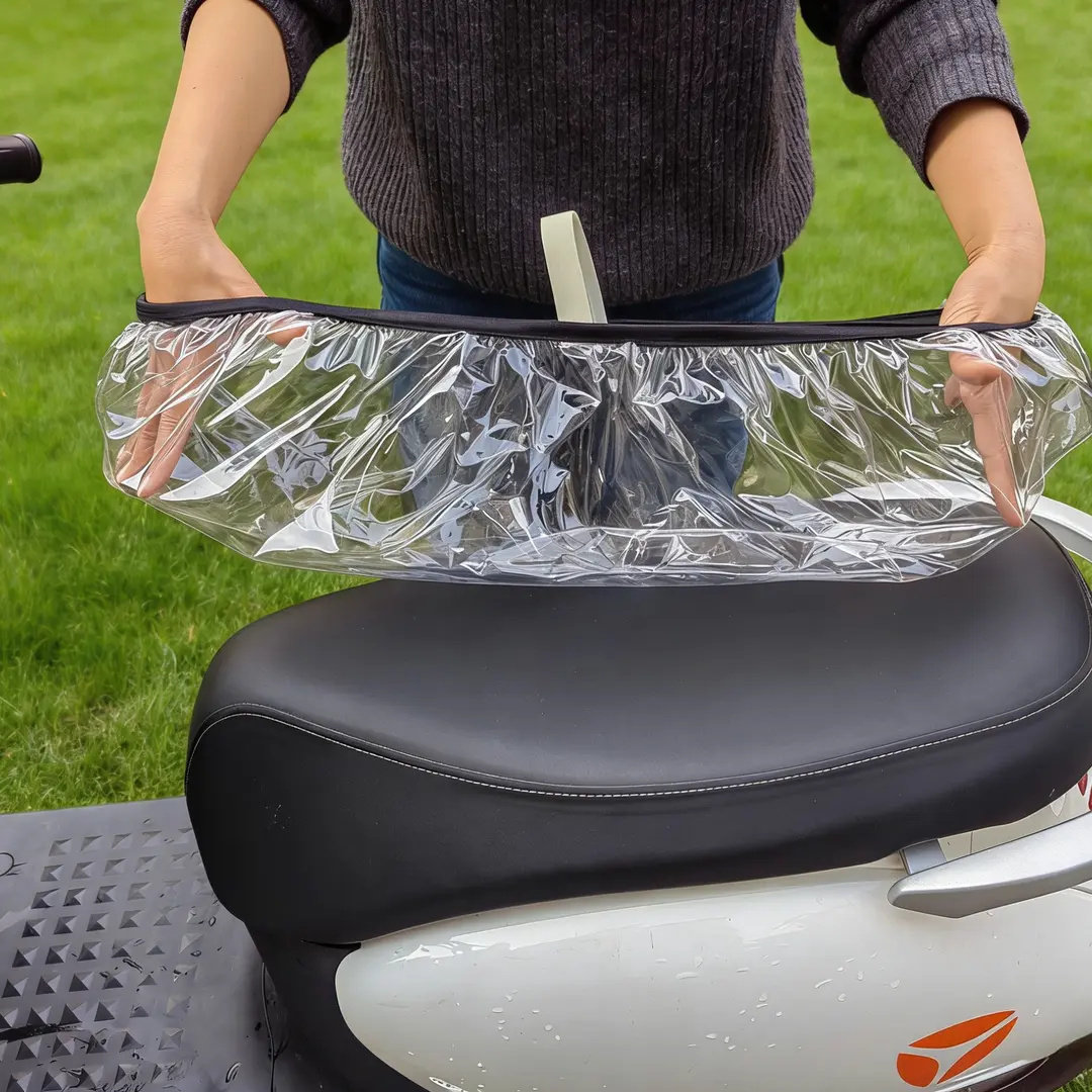 电动车坐垫套防水防雨罩加厚14丝电瓶车摩托车座套四季通用防尘罩