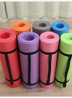 瑜伽垫初学者防滑女加厚加宽隔音健身男瑜珈舞蹈垫子地垫减震家用