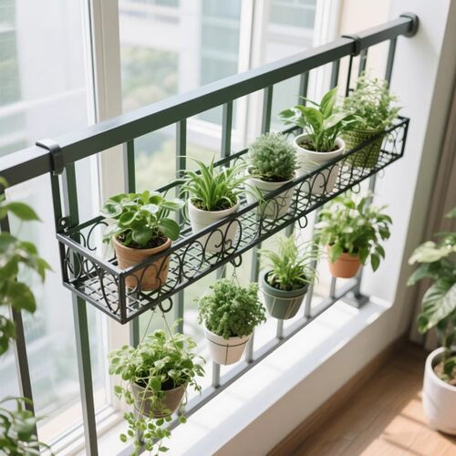 铁艺带挂钩加强办公桌面三角架