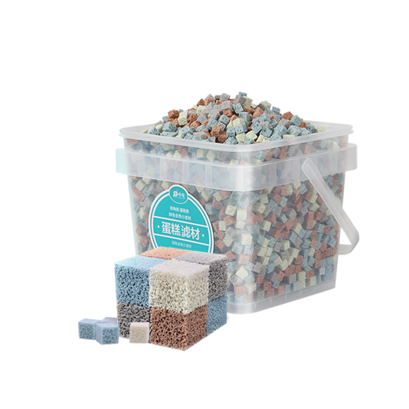鱼缸过滤材料细菌屋非陶瓷环滴流盒过滤器底滤桶净水小型鱼缸滤材